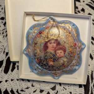 Edna Hibel Porcelain Ornament